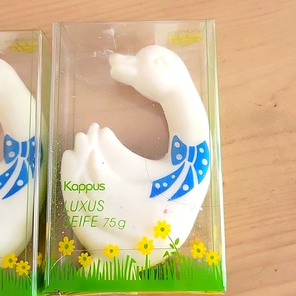 Kappus Germany Luxury Soap Savon Deluxe Duck Guest Soaps - 2 Bars - Picture 2 of 5